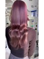 ラフィス ヘアーピュール 梅田茶屋町店(La fith hair pur) pink×violet
