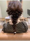 華やかヘアセット