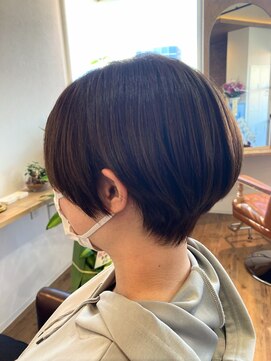 ドルチェ(dolce) 柔らかさのあるハンサムショート 明石魚住美容室　dolce 明石