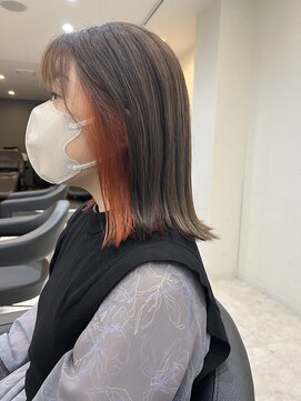 エリス ウメダ(Eliss umeda) イヤリングカラー×オレンジ!