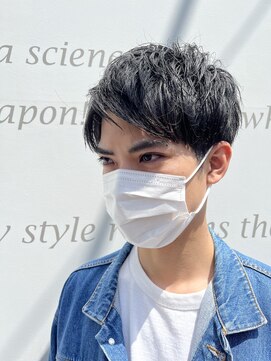 六本木美容室 白金店 アップバング/刈り上げ