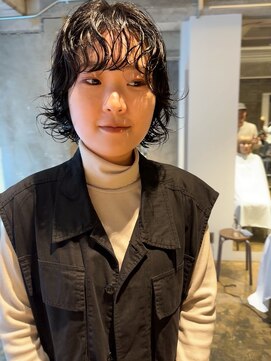 ハマモト レイヤーボブ パーマ