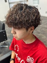 ニアウ 高崎店(Niau)&nbsp;波巻きスパイラルパーマ波巻きパーマメンズ高崎パーマ群馬眉毛