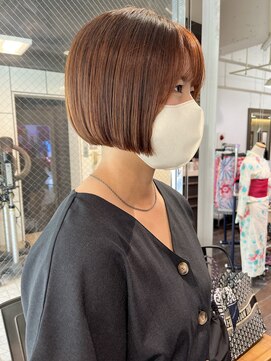 ヘアーアンドメイク ビス(HAIR&MAKE bis) リップラインボブ/立川美容室【黒田あさみ】