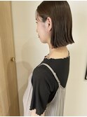 外ハネ/切りっぱなしボブ