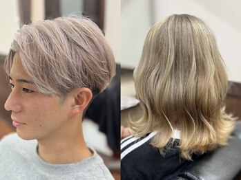 ラフ(LAFF)の写真/お客様一人ひとりの個性と似合わせのヘアカラーをご提案。トレンドを取り入れた透明感のあるカラーも◎