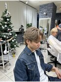 men's/MEN'S/メンズカット/メンズカラー/ミルクティーベージュ