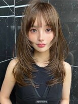 サイン 表参道(SIGN)&nbsp;レイヤーカットインナーカラーイヤリングカラー色落ち綺麗表参道