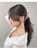 【LICCA 伊崎優李】韓国ヘア/レイヤーカット/前髪/姫カット