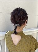ボブでもできるお呼ばれヘア