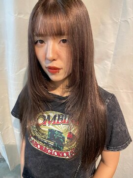 オンザ(ONTHE) layer cut × mocha brown
