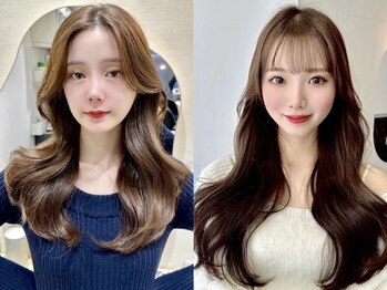 ロエ(LOE)の写真/優雅な曲線美を描く女神ヘア.360度隙のない韓国風シルエット.どこから見ても美しい憧れの立体シルエット.