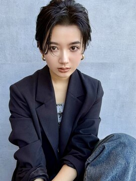 ミンクス 青山店(MINX) 【MINX】くびれヘア＋くすみベージュハイライトカラー_表参道