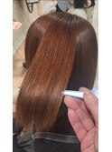 縮毛矯正でサラ艶ストレートを実現♪