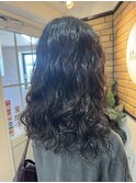 高めのナチュラルスパイラルパーマ^ ^
