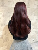 アストランティア 栄店(ASTRANTIA)&nbsp;【女性専用サロンASTRANTIA栄】すがの ブリーチなしルビーレッド