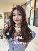 pink brown