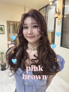 アン アミゥ(Un amiw.) pink brown