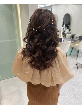 ロンドブルーム 天神大名店(Lond Bloom) 暗めカラー/ブリーチなしカラー/ヘアアレンジ/ココアベージュ