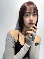 トリッカ シブヤ(TRICCA SHIBUYA)&nbsp;切りっぱなしボブレイヤーボブ顔まわりカット顔まわりレイヤー