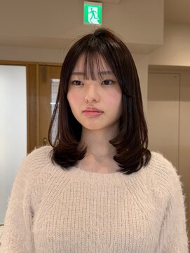 ケシキ 表参道 原宿(kesiki.) レイヤーカット/ミディアムレイヤー/顔周りレイヤー