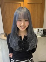 テトラ バイ ネオリーブ 横浜西口店(tetra by neolive) アイスブルー ハイトーン ケアブリーチ レイヤーカット 横浜★
