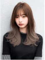 ダル 渋谷/表参道(DAL.)&nbsp;レイヤーカット髪質改善カラー透明感カラー顔まわりカット