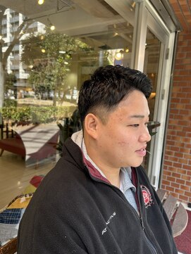 men's barber Trust〈理容室行徳店〉【メンズ バーバー トラスト】 【ショートアップバング】