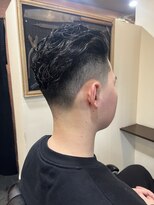 ドゥーエン 守口店(DoEN)&nbsp;かきあげラルフカール×テーパーフェード