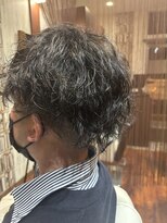 クリエイティブヘアーエィス(creative hair Ace)&nbsp;MEN’S HAIR/サーフカール/刈り上げセンターパート/登米市
