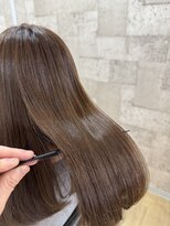 ヘアーリゾートガーデン 浅草 蔵前店(Hair Resort Garden) 【浅草蔵前】#ツヤ感カラー#グレージュカラー#暗髪カラー
