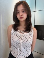 ラパンセ ブルー(LA PENSEE BLEU)&nbsp;レイヤーミディアム　ワンホンレイヤー　オリーブベージュ