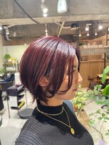ニール(Neale.)&nbsp;小顔ショート×レッド1.7