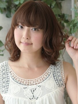 と和×美髪クリニック 巣鴨店 みずみずしい透明感が輝く正統派ミックス重めバング 巣鴨店