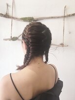 暑い日のライブヘアセット