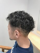 ボタニウムドットアン バイ アールサロン(BOTANIUM.An by Rr SALON)&nbsp;【BOTANIUM.An清水】オトナツーブロックのパーマスタイル