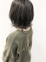 ネイヴィル オモテサンドウ(navile omotesando)&nbsp;☆ブリーチなしオリーブグレージュ外ハネボブ☆navile表参道