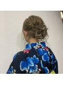 浴衣ヘアセット