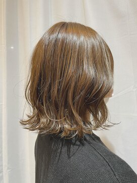 ユートラクト 寝屋川(U-tract) 【U-tract 】　切りっぱなしボブ　スモーキートパーズ