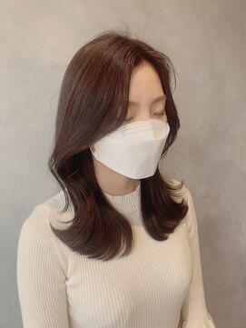 アリーズ シブヤ(ALLYS shibuya) 韓国ヘア くびれヘア ショコラアッシュ 美シルエット