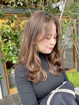 ラパンセヴェール(LA PENSEE VERT)&nbsp;顔周りレイヤーカット×ハイライトカラー