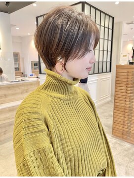 アテナ 六本松店(ATENA) 大人可愛い20代30代40代くびれ前下がりショートボブ丸みショート
