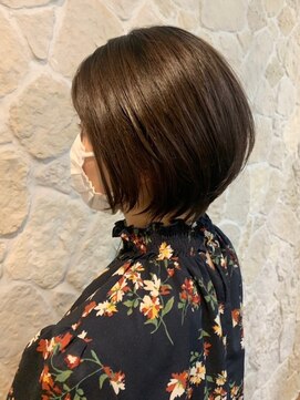 アムネシア たまプラーザ(AMNESIA) ヌーディベージュ/小顔補正立体カット/シルキーベージュ