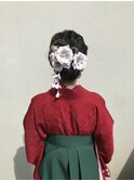 定番のルーズにまとめましたヘアー