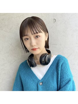 ジジ 代々木(Gigi) 簡単スタイリングヘア 顎ラインボブ インナーカラー