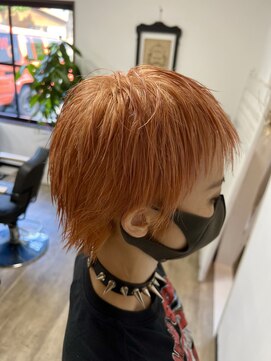 ヘアーデザインサロン スワッグ(Hair design salon SWAG) apricot orange
