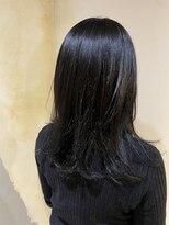 髪質改善と縮毛矯正の専門店 サンティエ(scintiller)&nbsp;ブルーブラックカラー