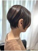 透明感ショート30代40代50代大人かわいいヘアヘルシースタイル