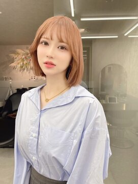 ロンド マーレ 天神大名店(Lond mare) イメチェン/チェリーブラウン/フェミニン/ダークアッシュ/束感