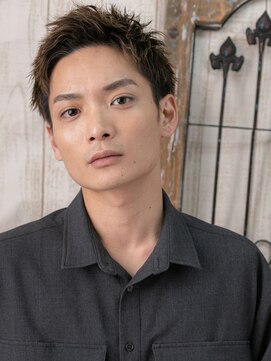 グルーミングサロン バーバー キャッスル 北浦和西口(Grooming salon Barber Castle) ハイトーンカラー小顔ハンサム耳だしベリーショートL北浦和